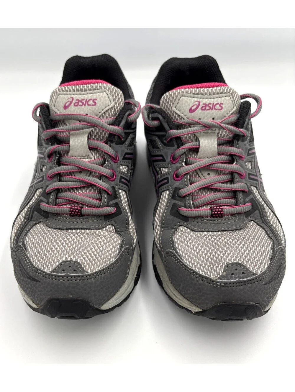 ASICS Gel Venture 6 Carbon Black Pink Peacock T7G7N Women's 7